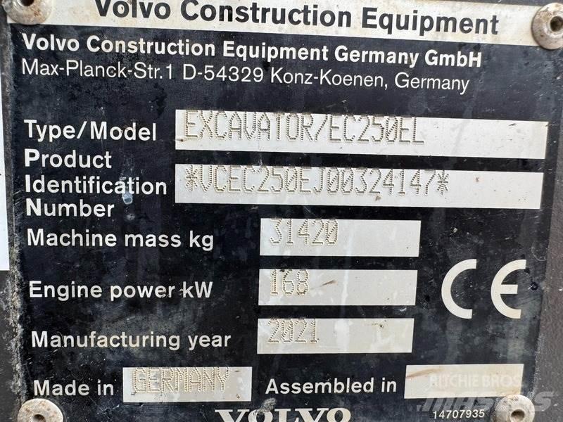 Volvo EC 250 EL Εκσκαφείς με ερπύστριες