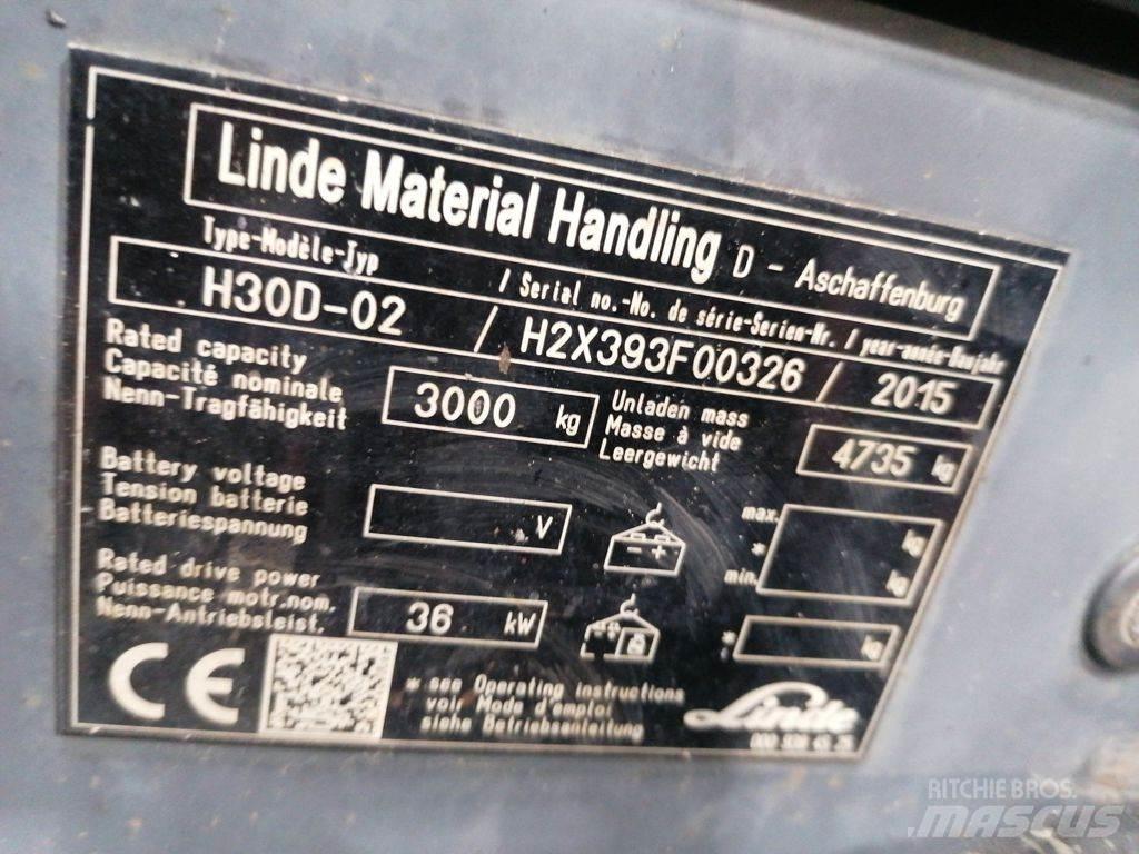 Linde H30D-02 Πετρελαιοκίνητα Κλαρκ