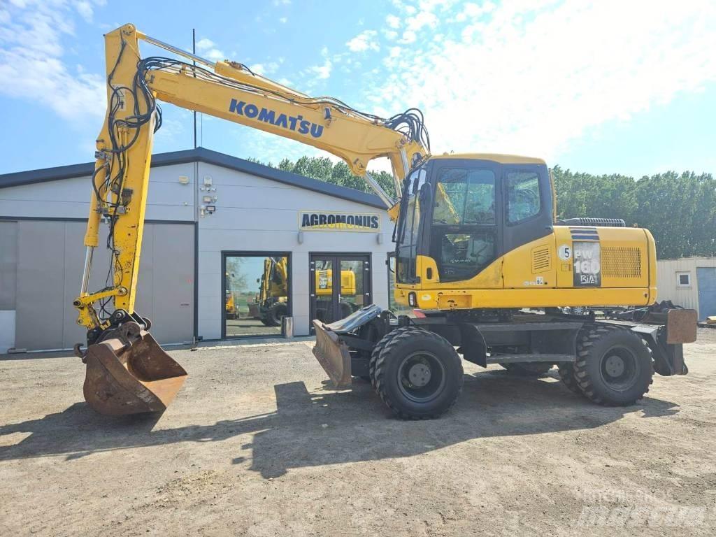 Komatsu PW 160-7 Εκσκαφείς με τροχούς - λάστιχα