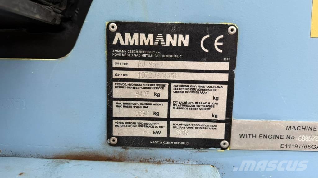 Ammann AV  95-2 Οδοστρωτήρες διπλού κυλίνδρου