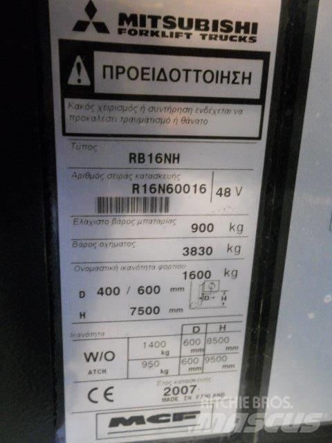 Mitsubishi RB16NH Ανυψωτικά στενών δρόμων