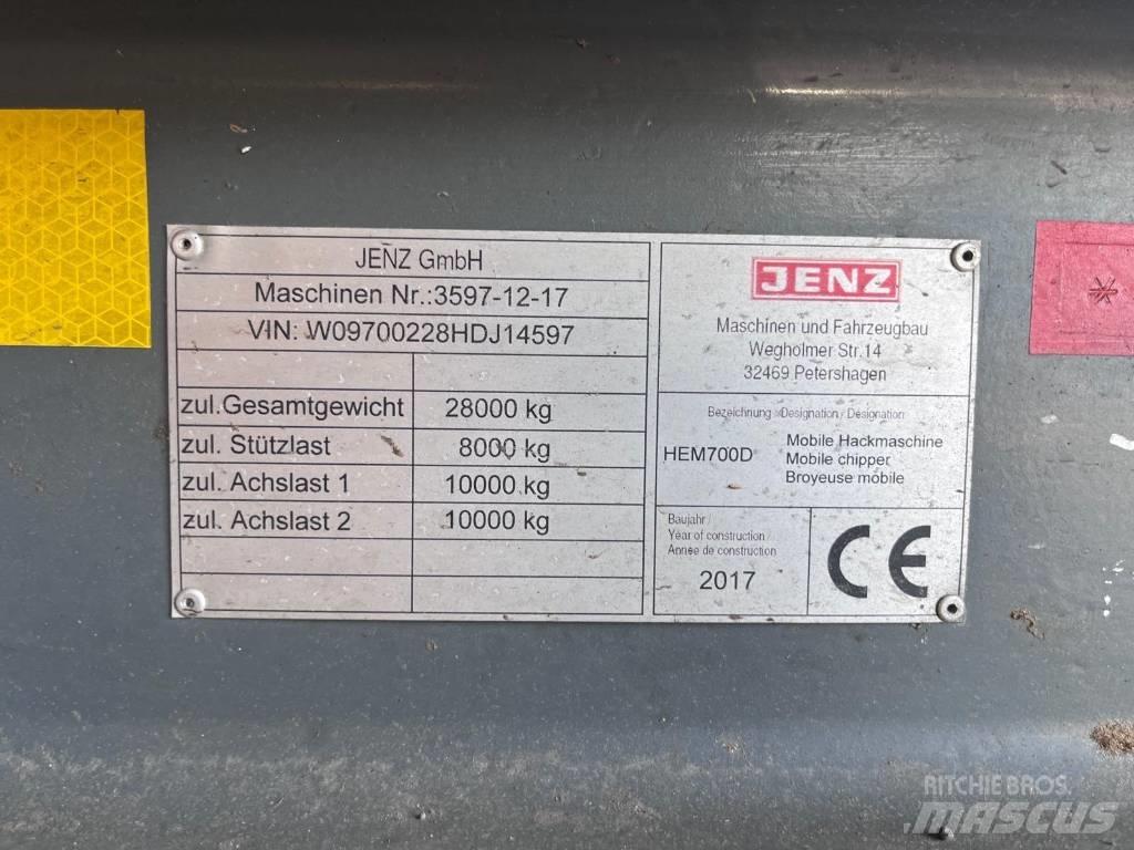 JENZ HEM 700 D Τεμαχιστές ξύλου