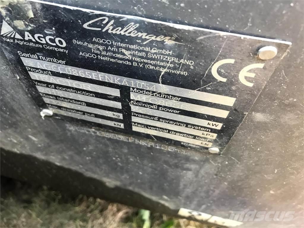 Challenger MT865E Φορτωτές με ερπύστριες