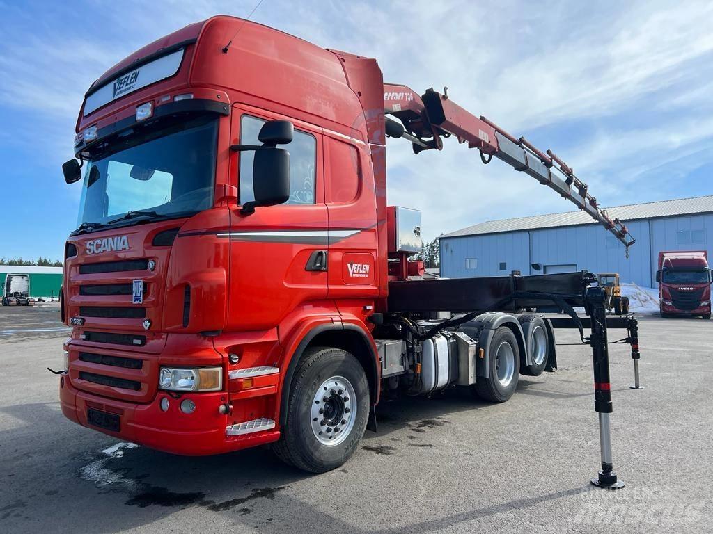 Scania R 580 Φορτηγά με Γερανό