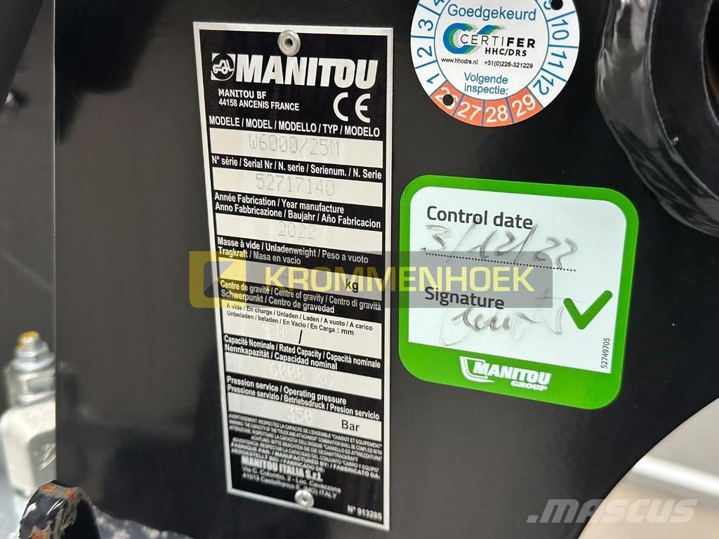 Manitou W6000 Τηλεσκοπικοί ανυψωτές