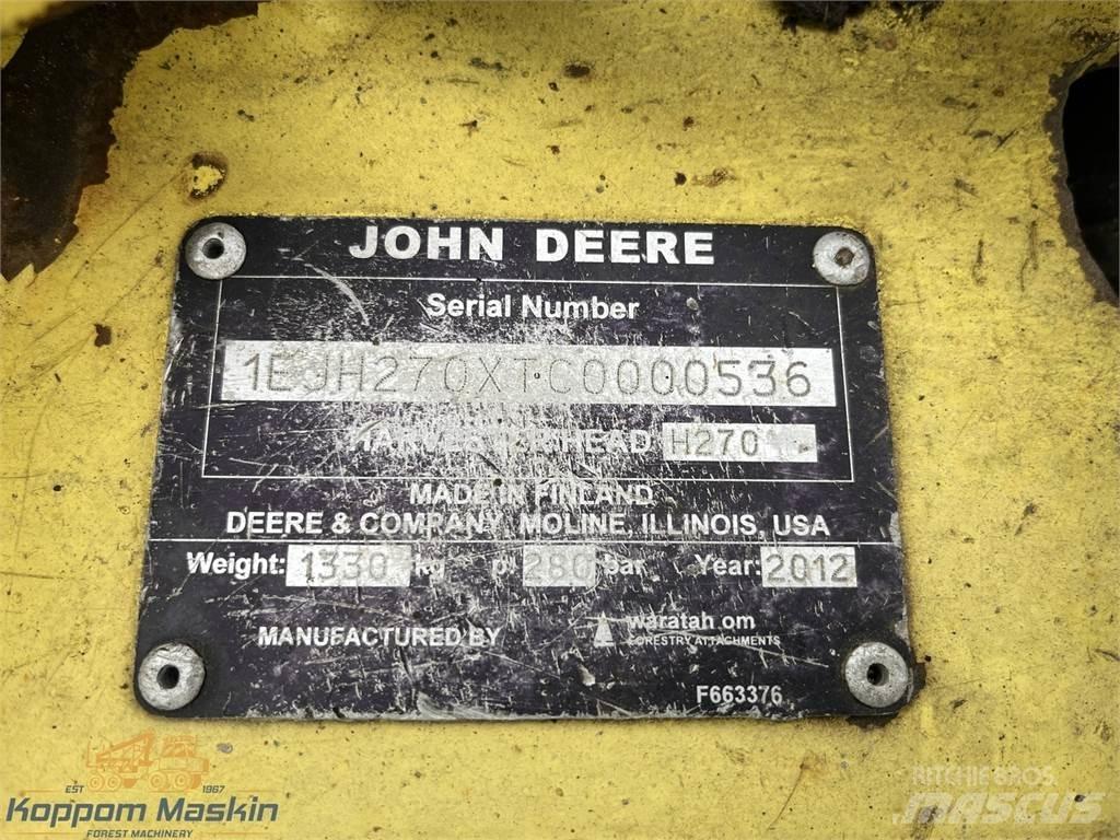 John Deere H270 Κεφαλές συλλεκτικών μηχανών