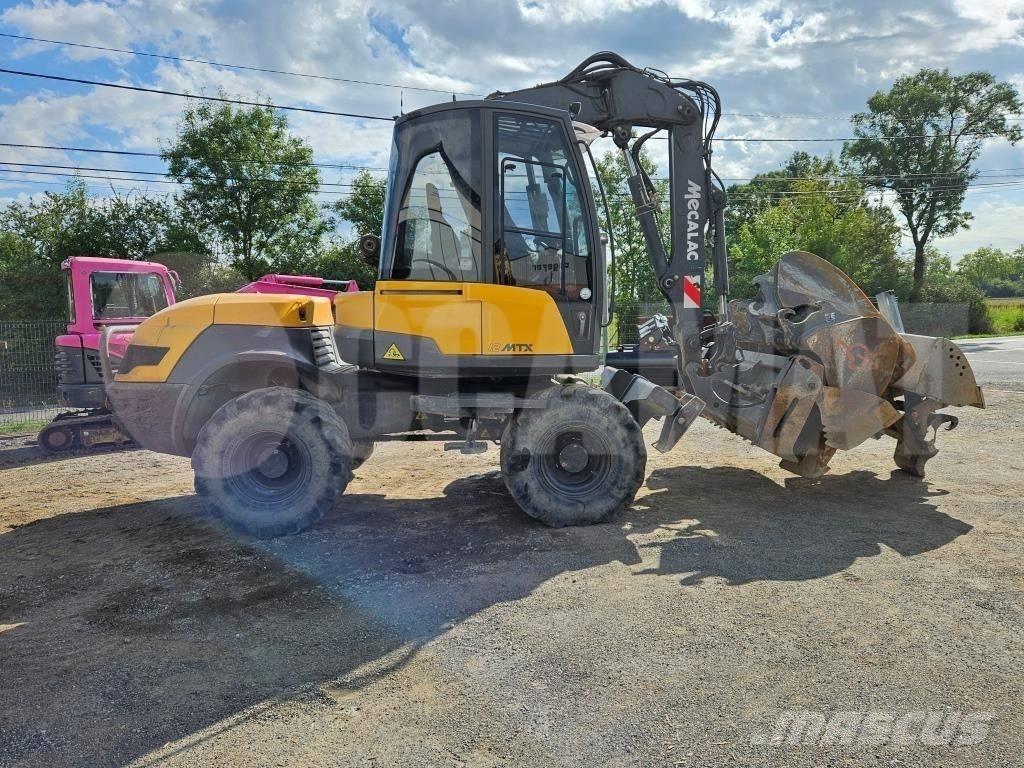 Mecalac 12 MTX Εκσκαφείς με τροχούς - λάστιχα