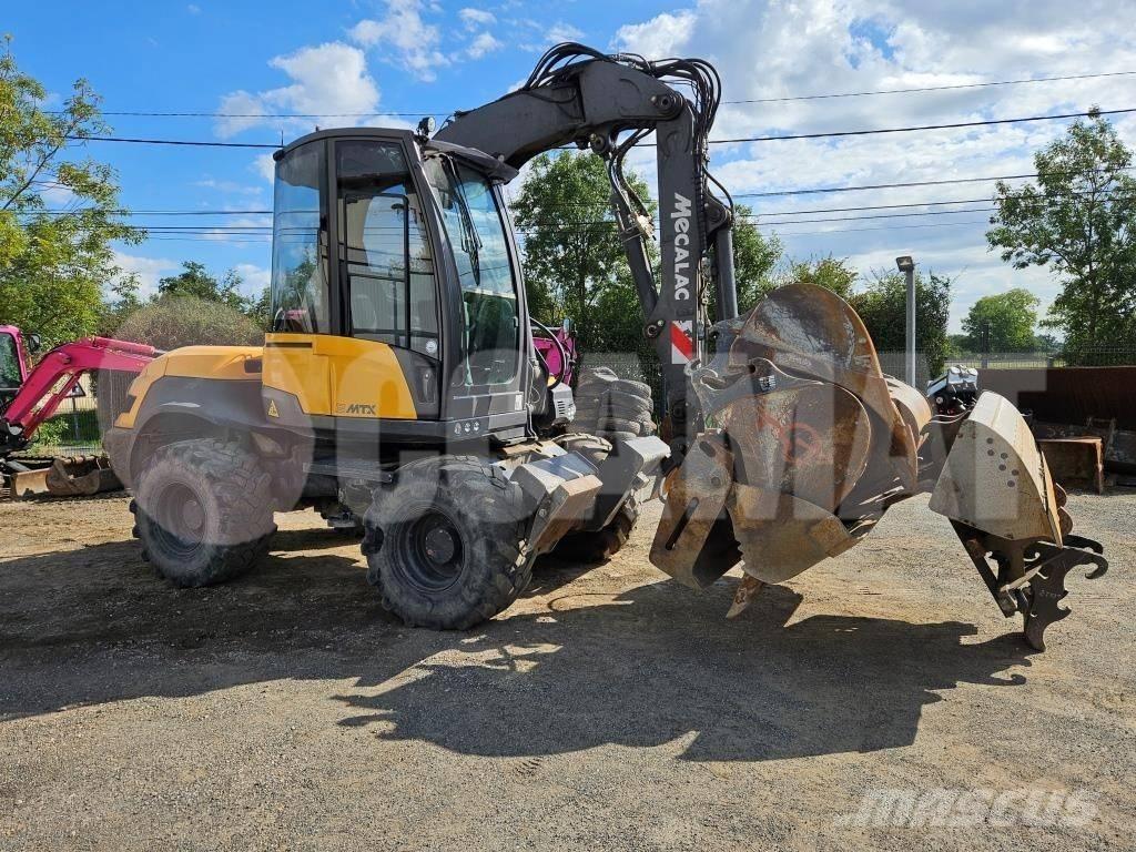 Mecalac 12 MTX Εκσκαφείς με τροχούς - λάστιχα