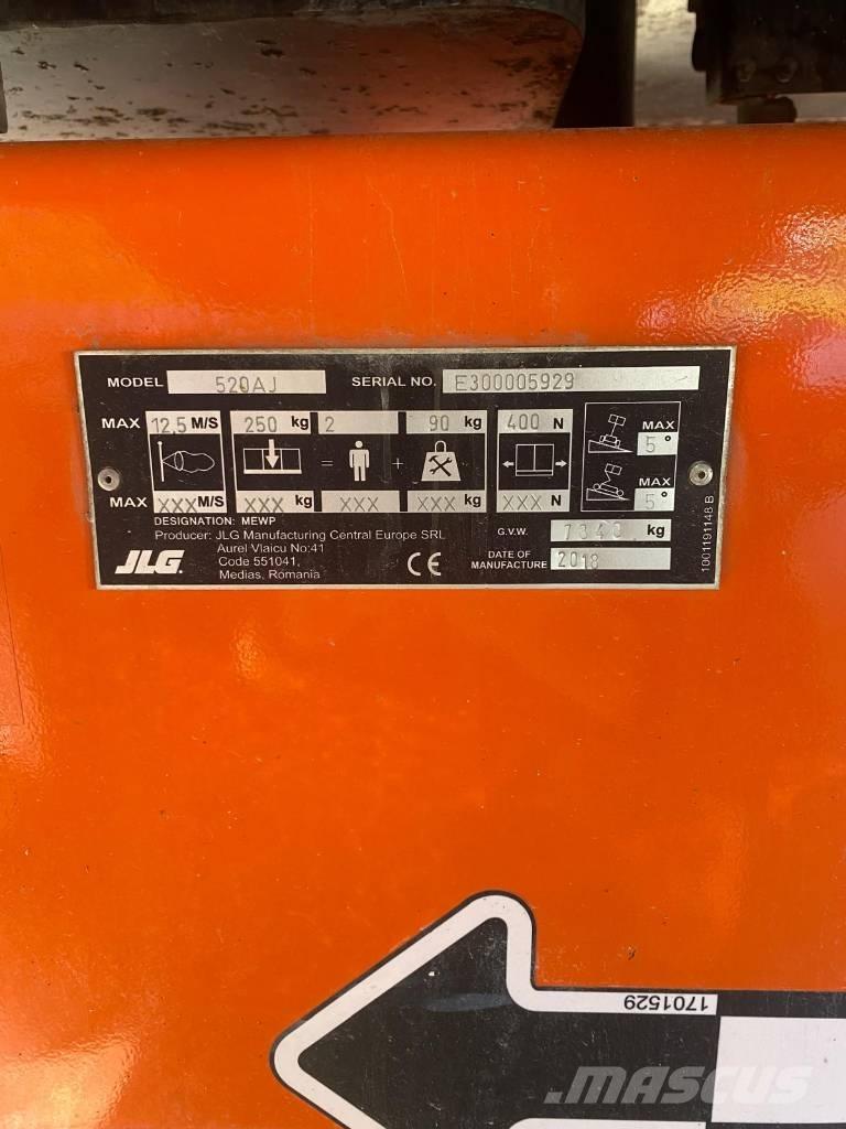 JLG 520 AJ Ανυψωτήρες με αρθρωτό βραχίονα