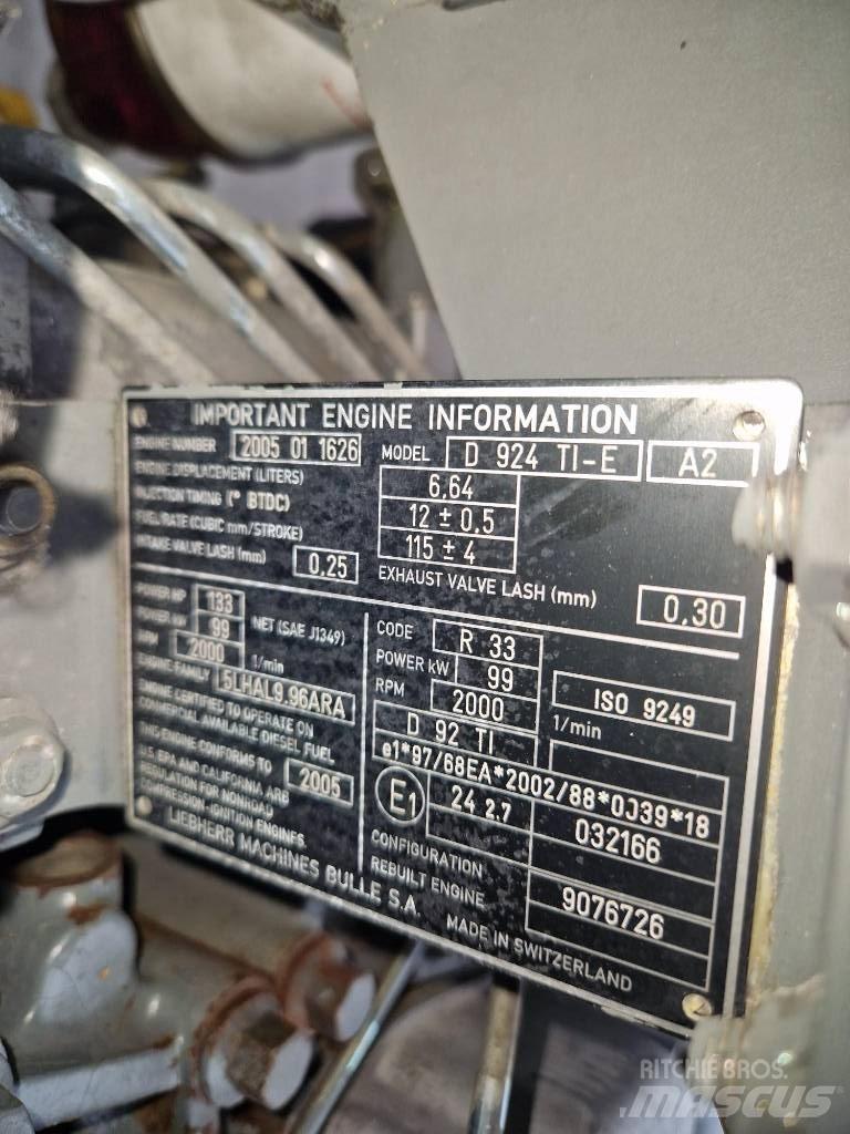 Liebherr D924 TIE A2 Κινητήρες