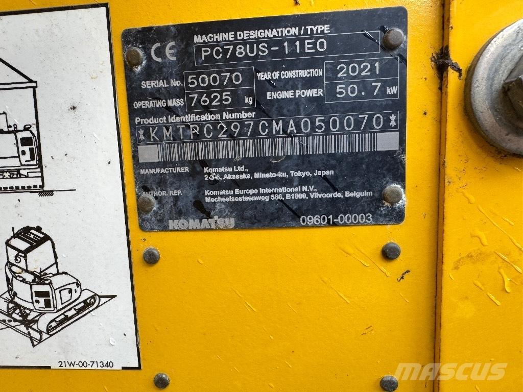 Komatsu PC 78 US Μίνι εκσκαφείς 7t - 12t
