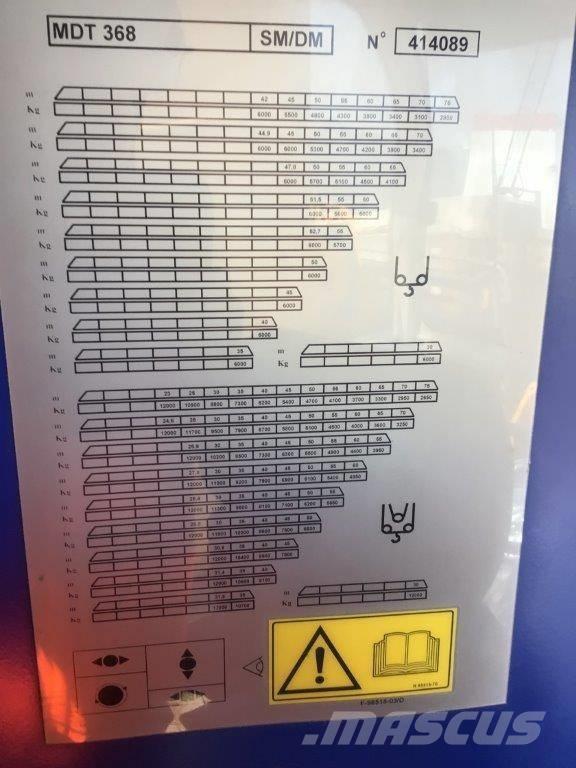 Potain MDT368 Πυργογερανοί