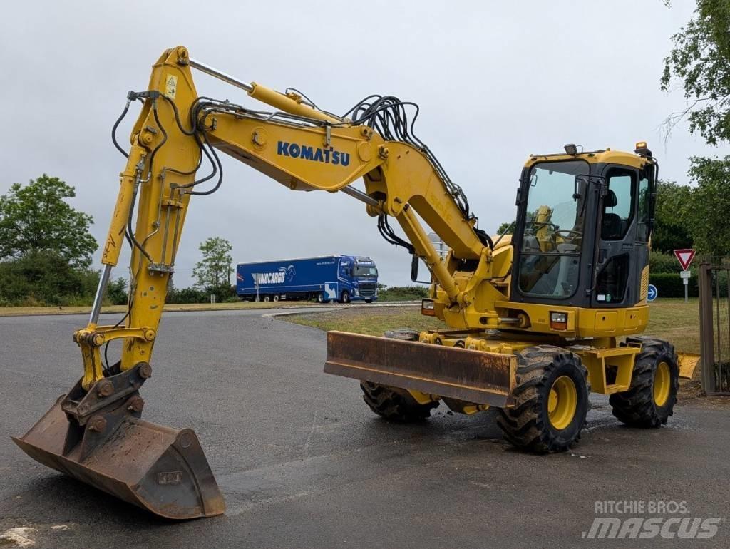 Komatsu PW 98 MR-8 Εκσκαφείς με τροχούς - λάστιχα