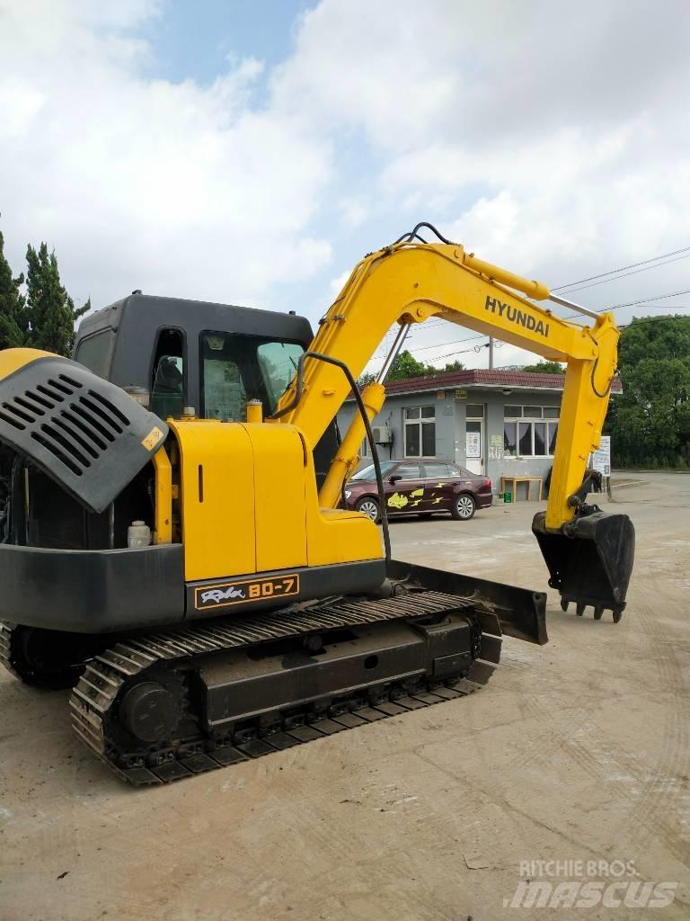 Hyundai 80-7 Εκσκαφείς με ερπύστριες