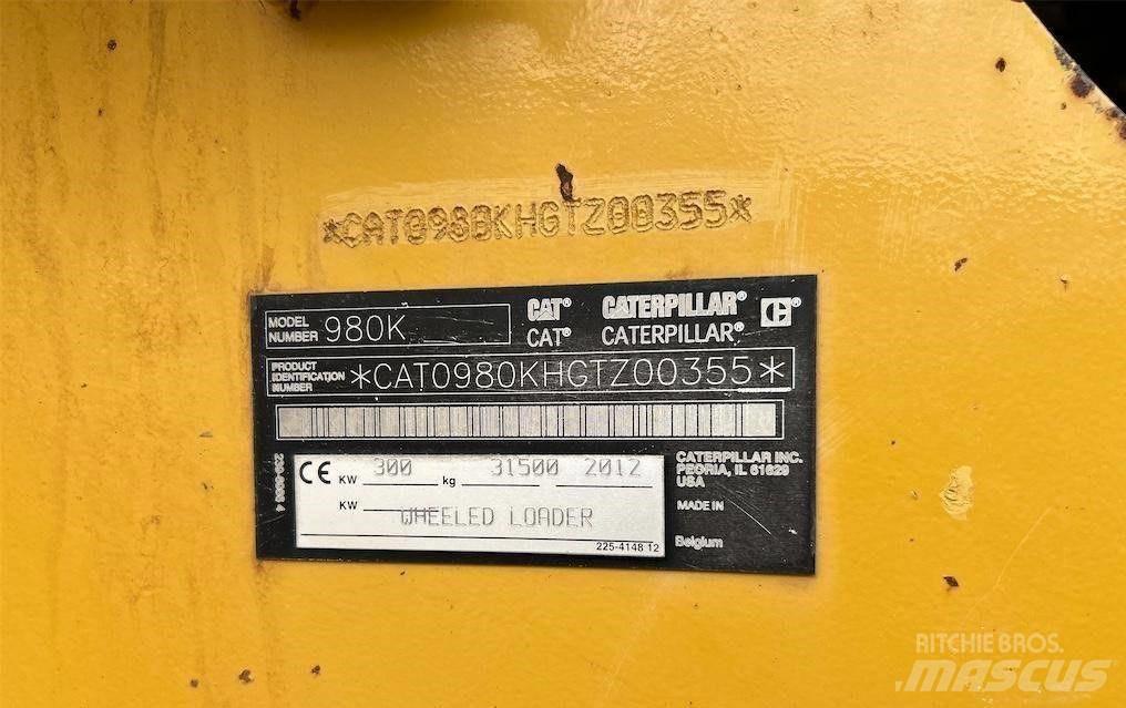 CAT 980 K Φορτωτές με λάστιχα (Τροχοφόροι)