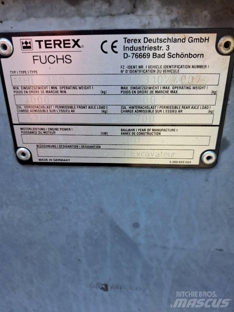 Fuchs MHL350E Βιομηχανικά μηχανήματα διαχείρισης αποβλήτων