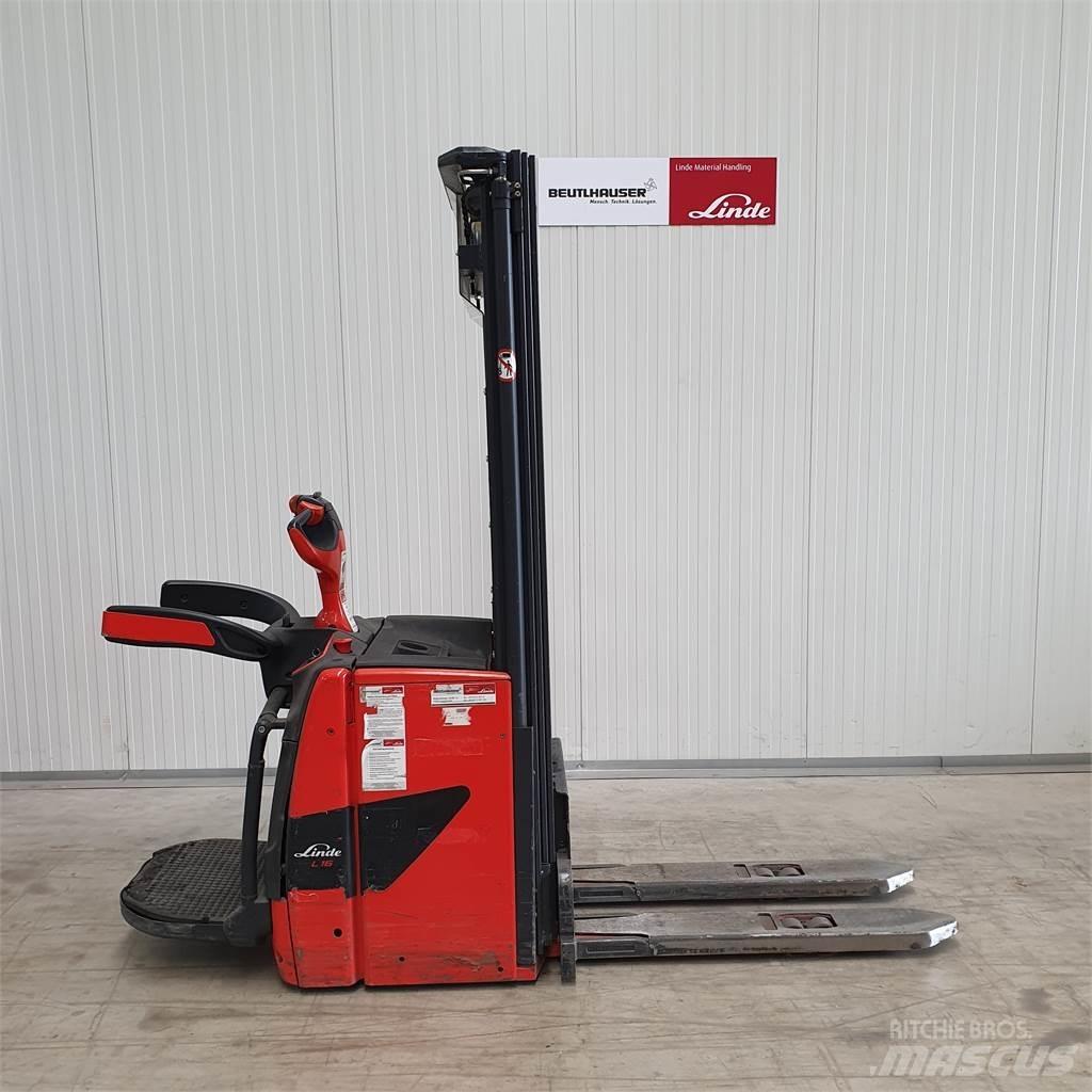 Linde L16AP Παλετοφόρα πεζού χειριστή με ιστό