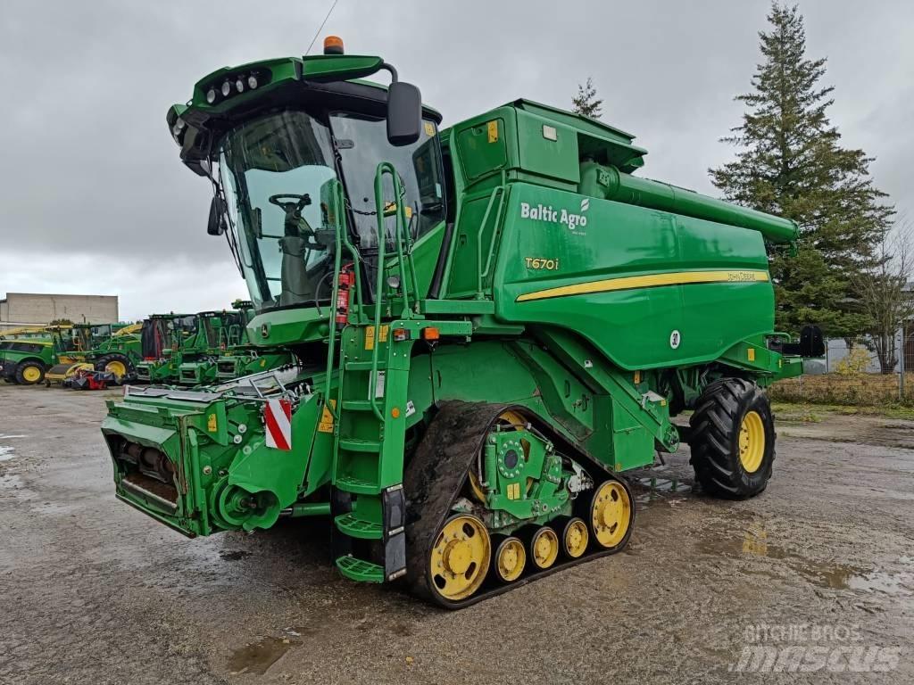 John Deere T670i Θεριζοαλωνιστικές μηχανές