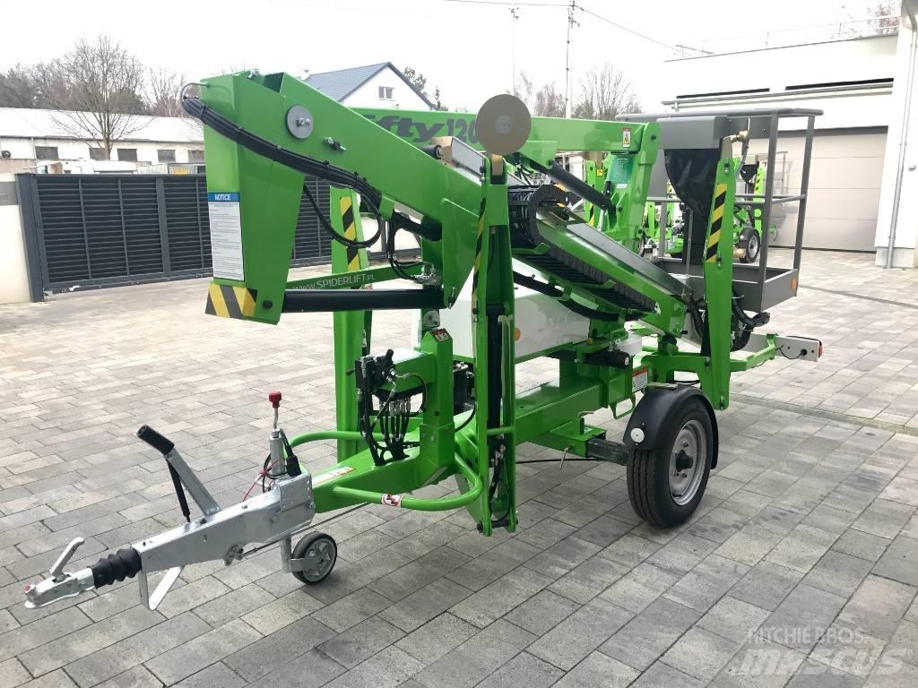 Niftylift 120TE Εναέριες πλατφόρμες τοποθετημένες σε ρυμούλκα