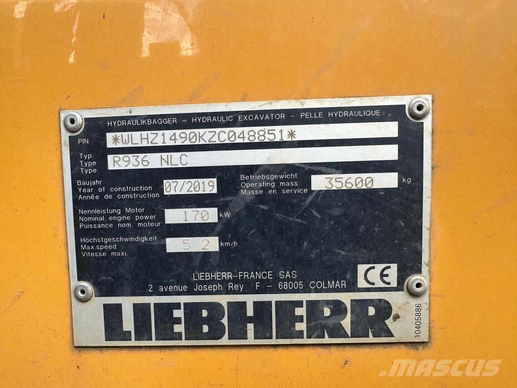 Liebherr R936 NLC Εκσκαφείς με ερπύστριες