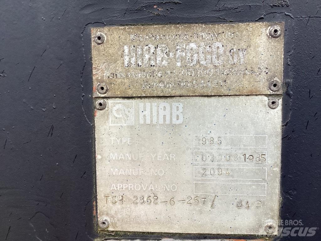 Hiab perävaunu Λοιπές ρυμούλκες
