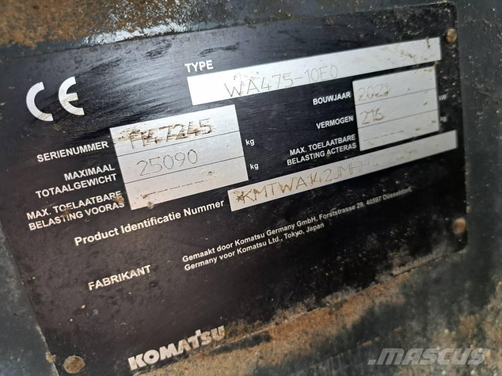 Komatsu WA 475-10E0 Φορτωτές με λάστιχα (Τροχοφόροι)