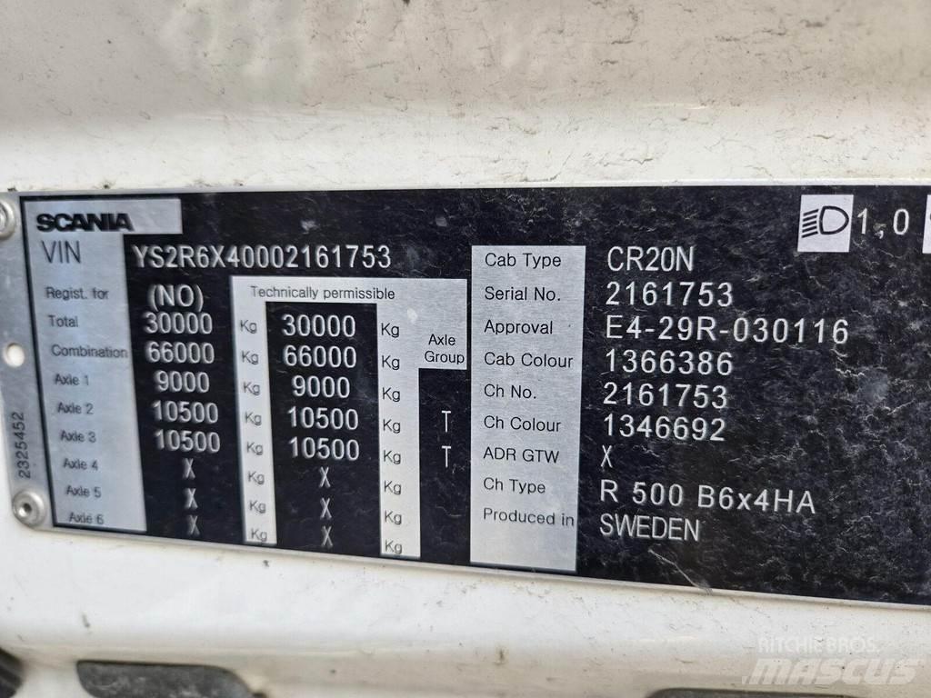 Scania R500 6X4 Φορτηγά Ανατροπή