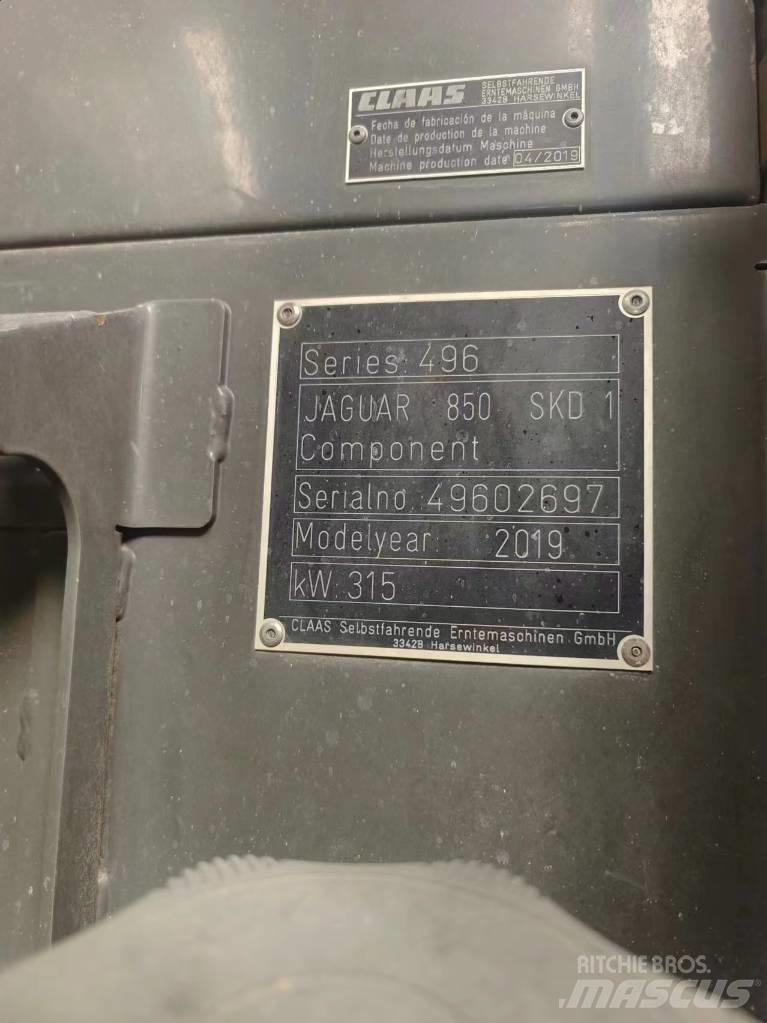 CLAAS Jaguar 850 Μηχανές χορτονομής