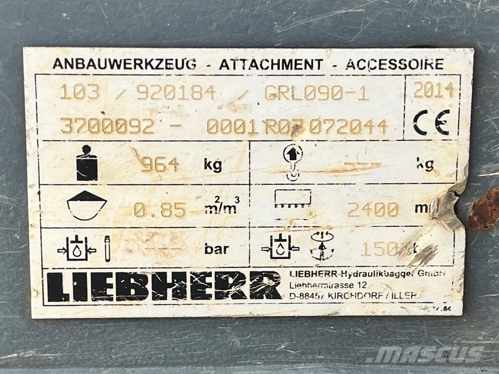 Liebherr SW48 Κουβάδες