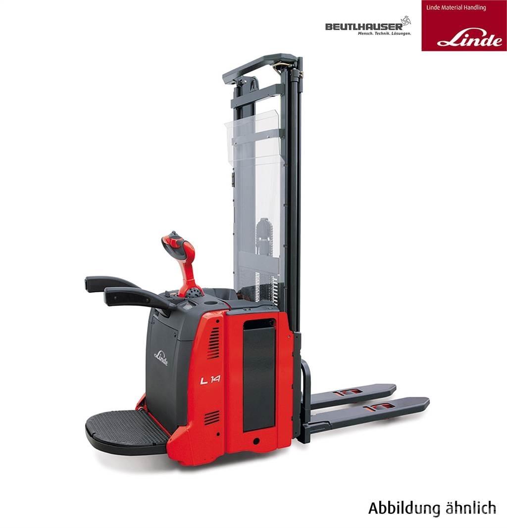 Linde L16APi Παλετοφόρα πεζού χειριστή με ιστό