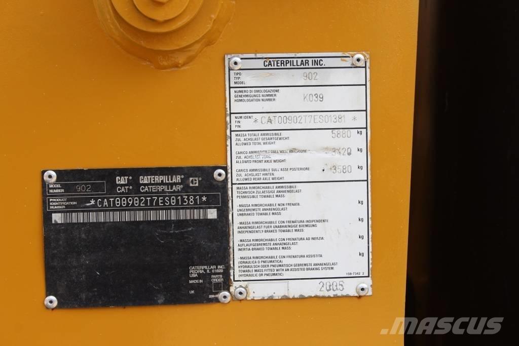 CAT 902 Φορτωτές με λάστιχα (Τροχοφόροι)