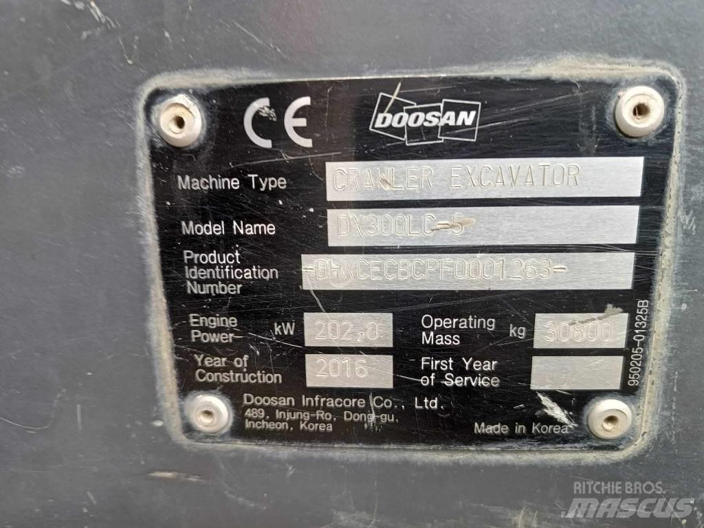 Doosan DX 300 LC-5 Εκσκαφείς με ερπύστριες