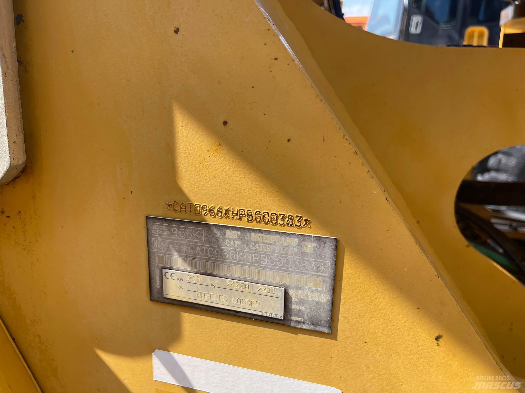 CAT 966K Φορτωτές με λάστιχα (Τροχοφόροι)