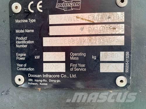 Doosan DX140LCR-5 Εκσκαφείς με ερπύστριες