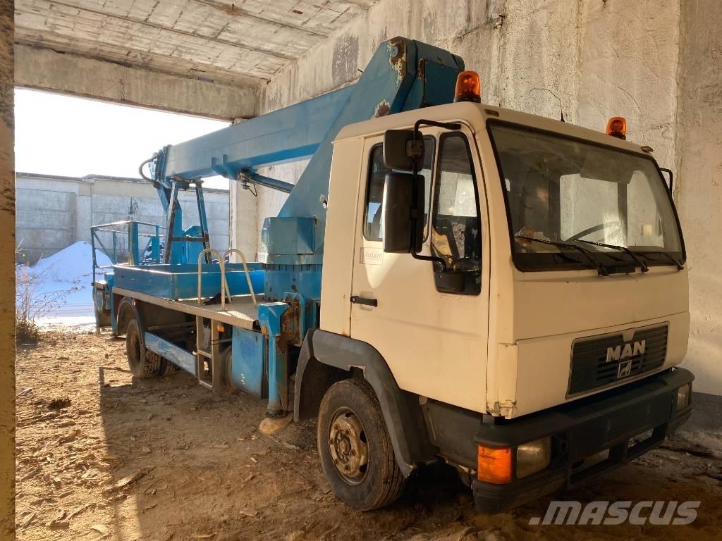MAN 8.163 Φορτηγά με Γερανό