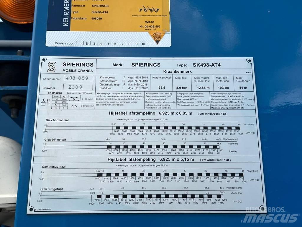 Spierings SK 498 AT4 Πυργογερανοί
