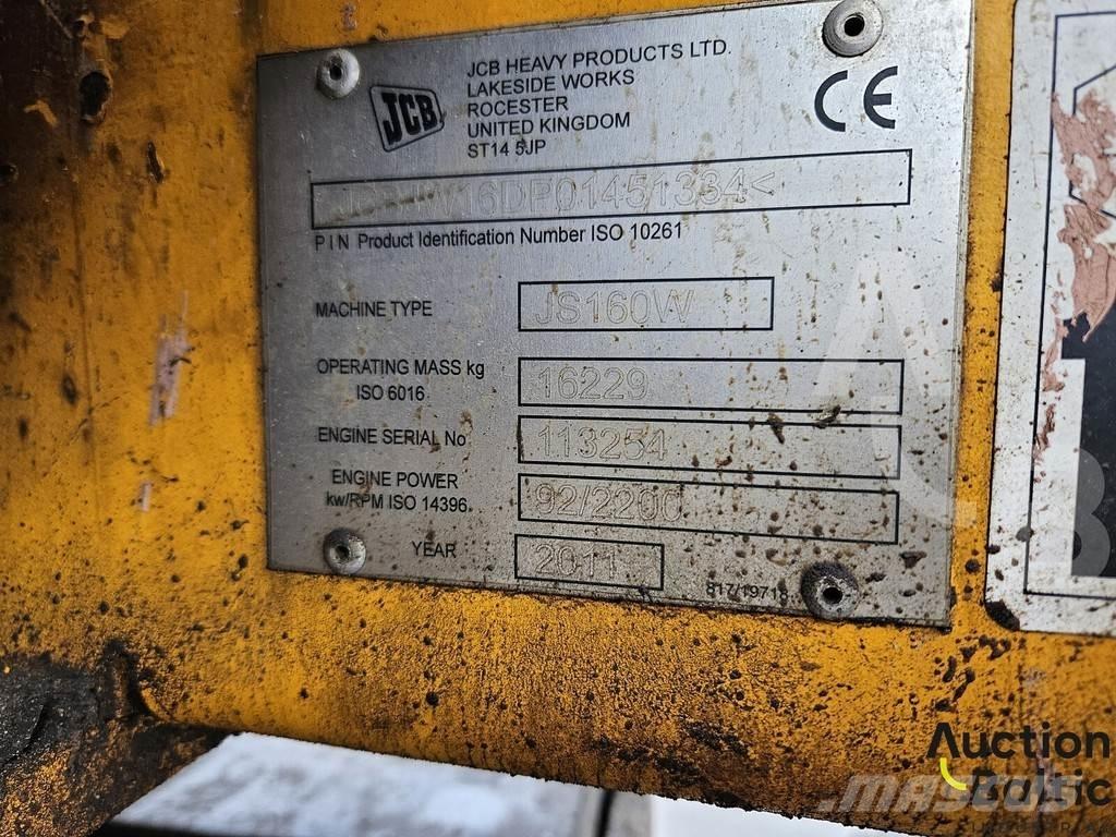JCB JS 160 W Εκσκαφείς με τροχούς - λάστιχα