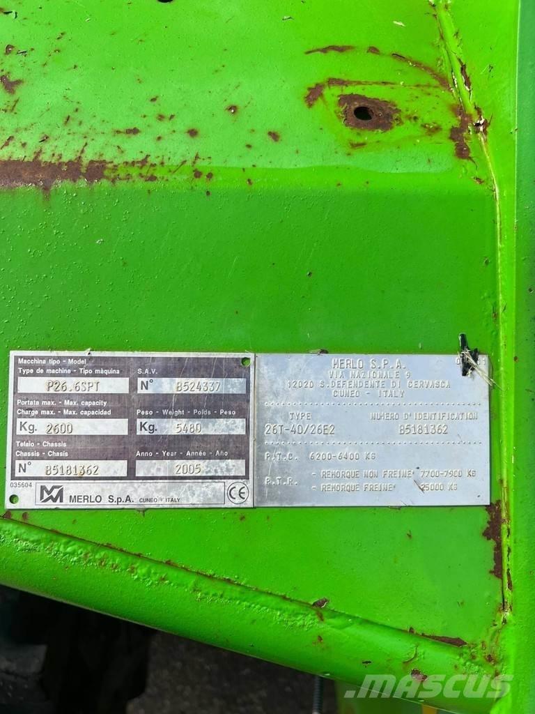 Merlo P26.6 SPT Τηλεσκοπικοί ανυψωτές