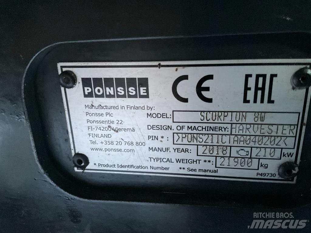 Ponsse Scorpion Θεριζοαλωνιστικές μηχανές