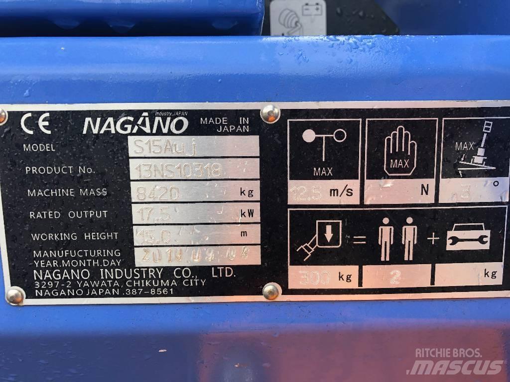 Nagano S15AUJ Ανυψωτήρες με τηλεσκοπικό βραχίονα