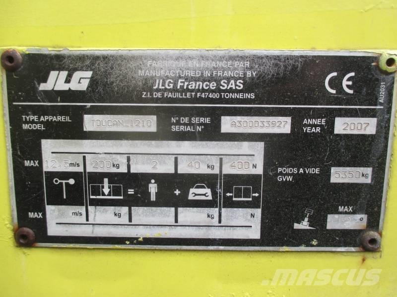 JLG Toucan 1210 Ανυψωτήρες με αρθρωτό βραχίονα