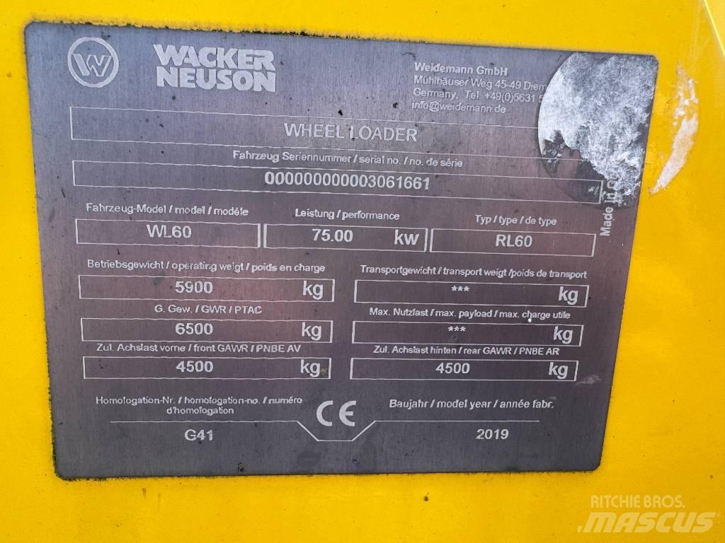 Wacker Neuson WL60 Φορτωτές με λάστιχα (Τροχοφόροι)