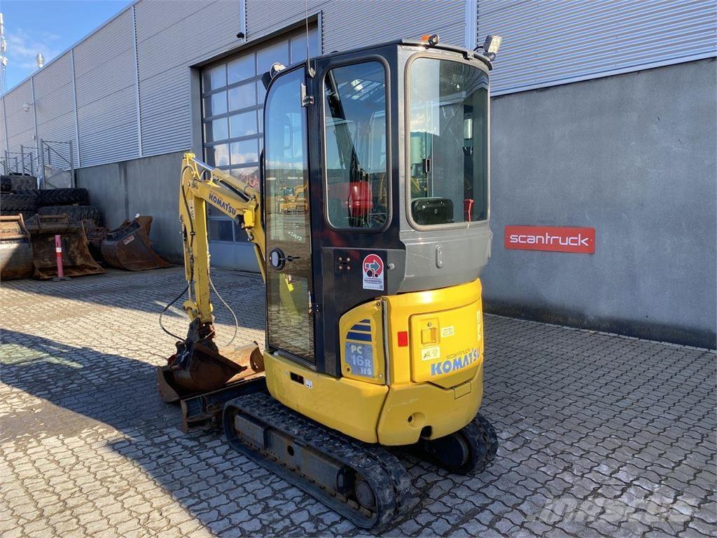 Komatsu PC16R-3HS Εκσκαφείς με τροχούς - λάστιχα
