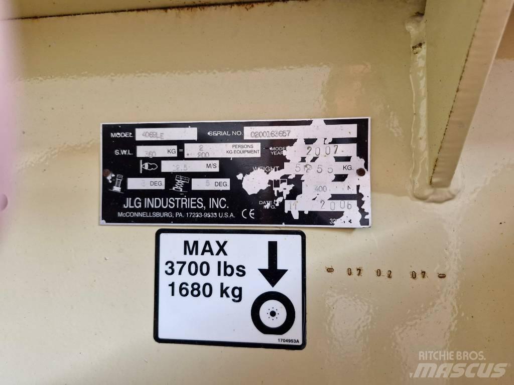 JLG 4069 LE Ανυψωτήρες ψαλιδωτής άρθρωσης