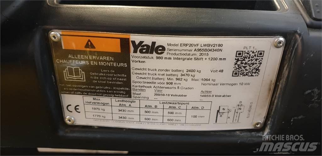 Yale ERP20VF 2014 Ηλεκτρικά περονοφόρα ανυψωτικά κλαρκ