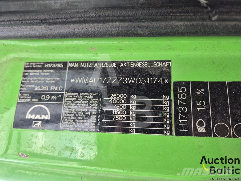 MAN TGA26.310 Απορριμματοφόρα