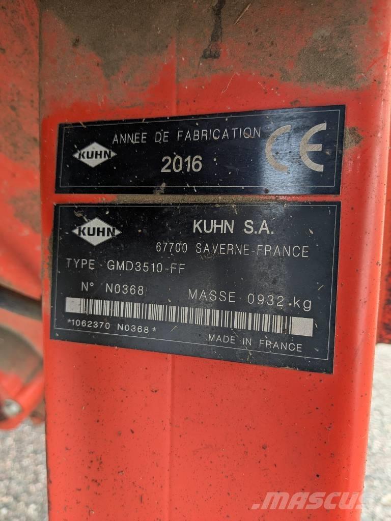 Kuhn GMD 3510 FF Χορτοκοπτικά