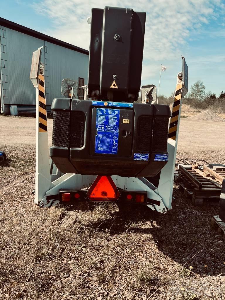 Dino 160 XT Εναέριες πλατφόρμες τοποθετημένες σε ρυμούλκα