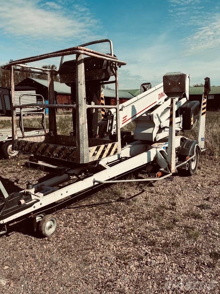 Dino 160 XT Εναέριες πλατφόρμες τοποθετημένες σε ρυμούλκα