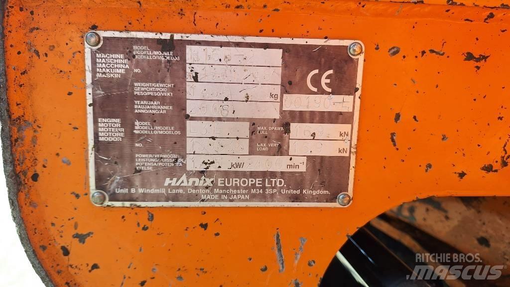 Hanix H15B-2 Εκσκαφάκι (διαβολάκι) < 7t